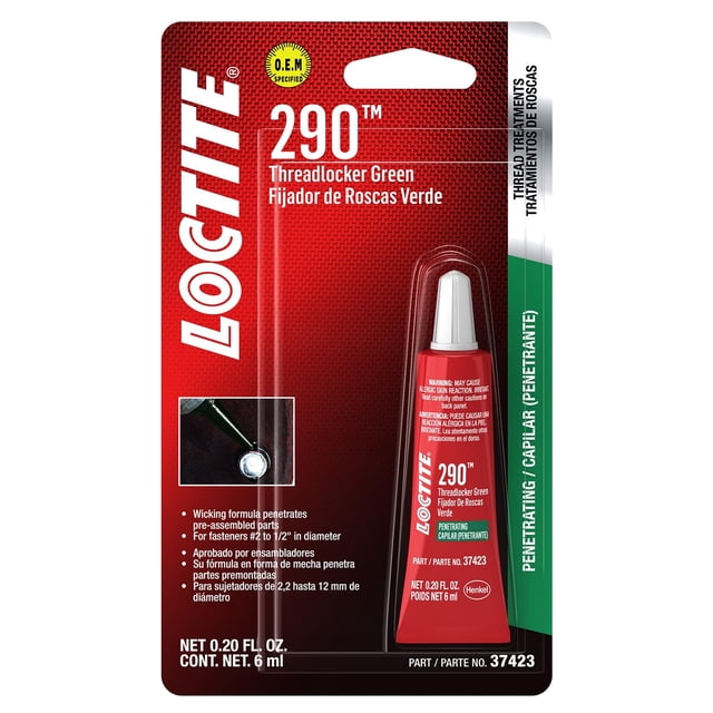 Fijador de roscas Loctite 37423 290 verde 6 ml