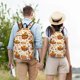 thumbnail image 4 of Balery Thanksgiving With Turkey Mochila Clásica Impresa Básica para Viaje, Mochila Escolar Resistente al Agua, Mochila de Lona con Correas Ajustables-Medium, 4 of 5