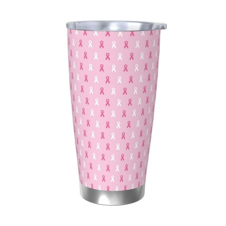 

Junzan Breast Cancer Awareness5 for 20oz Stainless Steel Insulated Car Cup with Spillproof Lid - Insulated Coffee Mug Thermal Cup-Without Straw