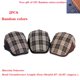 thumbnail image 1 of AYYUFE - Boina unisex con hebilla ajustable, diseño de cuadros y patchwork, colores aleatorios, 2 unidades, 1 of 8
