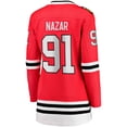 thumbnail image 3 of Women's Fanatics Frank Nazar Red Chicago Blackhawks Home Breakaway Jersey, 3 of 3