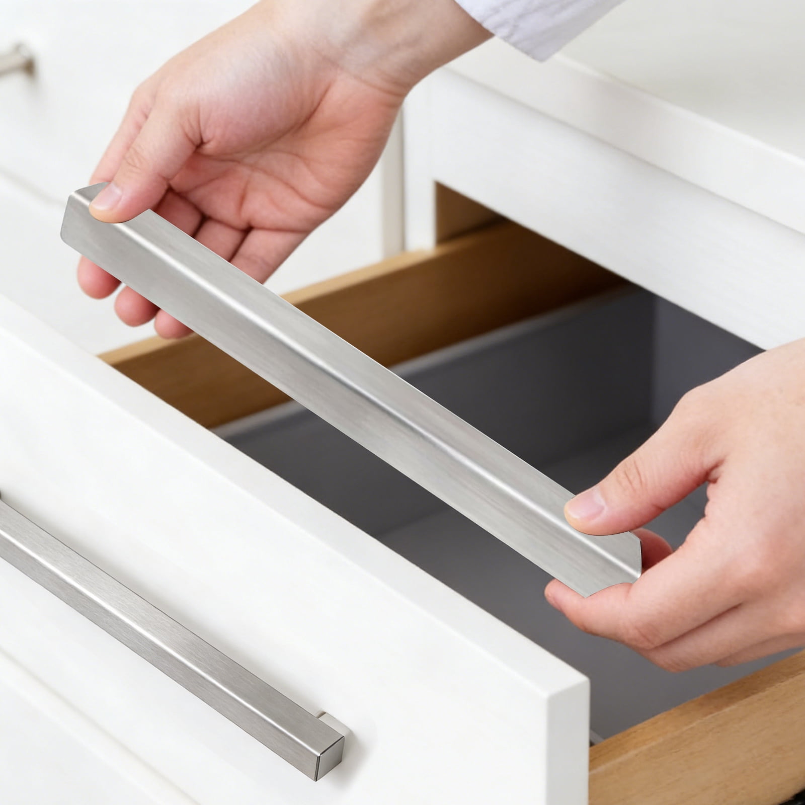 Strong Steel Cabinet Edges Covers Drawer Guard Strips Upgrades for Drawer Defense & Water Damage Prevention