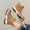 E-Brown, variant on Kcodviy Women's Rain Shoes Outside Chicken Print Rubber Boots Waterproof Shoes Kitchen Rubber Rain Boots Shoes Soft Bottom Comfortable Wide Rain Shoes for Women Middle Tube Rain Boots