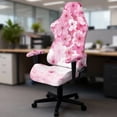 thumbnail image 3 of Garronmavis Beautiful Cherry Blossoms Gaming Chair Cover Stretchable Office Woman Computer Seat Slipcover for Esports Chairs Washable Gamer Room Decor Fits Most Office/PC Chairs, 3 of 7