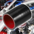 thumbnail image 2 of Unique Bargains 48-51mm 1.9"-2" ID Straight Silicone Reducer Hose Silicone Hose Coupler Intercooler Tube Black for Car, 2 of 6