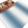 thumbnail image 3 of 5x7 Area Rugs, Blue White Ombre Non-Skid Rubber Backing Large Rectangle Rugs - Living Room Bedroom Home Office, Modern Abstract Art Farmhouse Gradient Indoor Floor Mat Carpets Washable Rug, 3 of 9