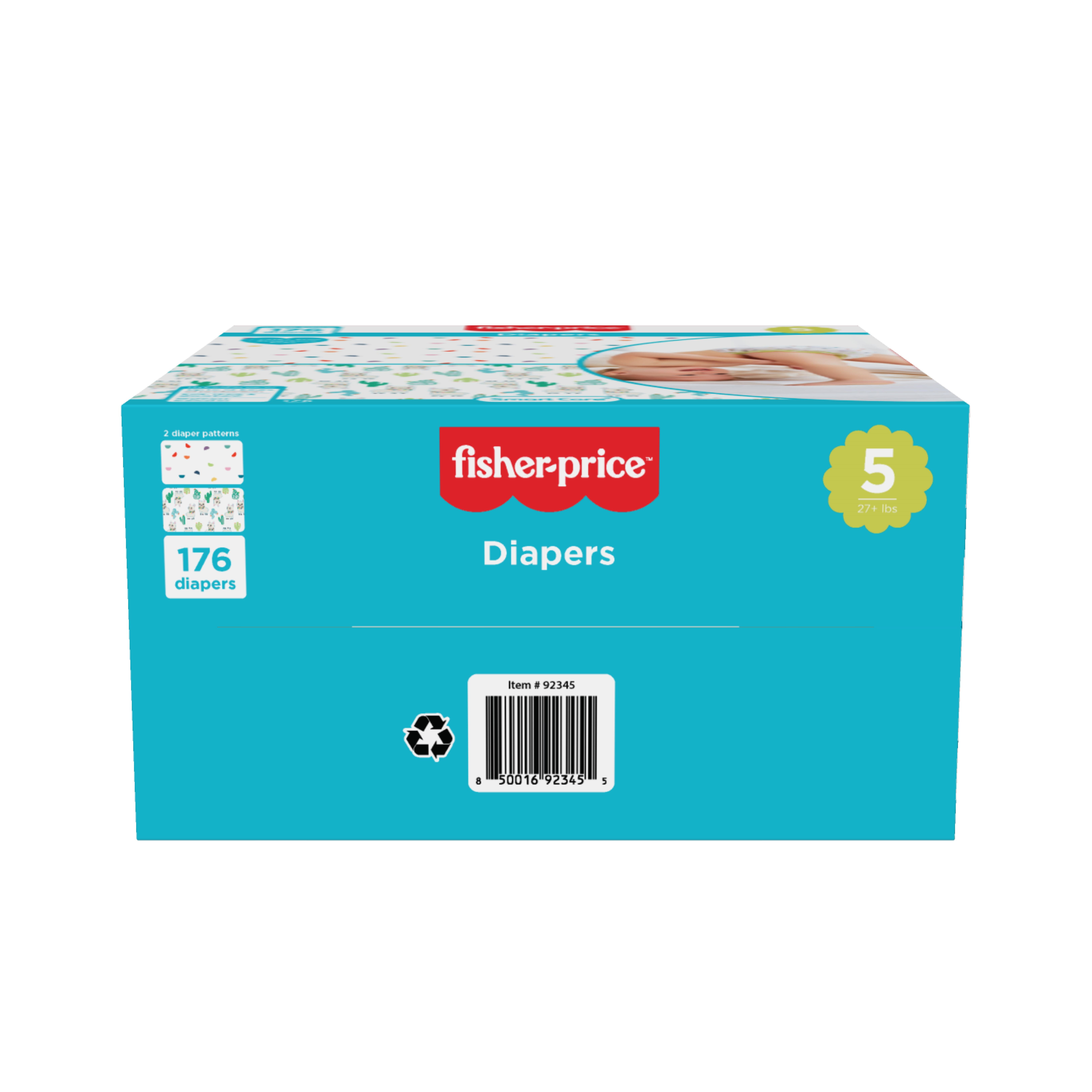 Fisher-Price Size 5 Diapers 176 ct