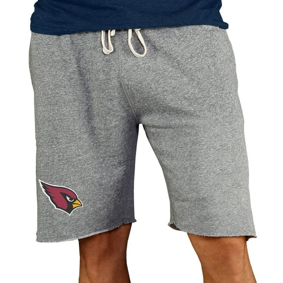 Men's Concepts Sport Gray Arizona Cardinals Mainstream Terry Shorts
