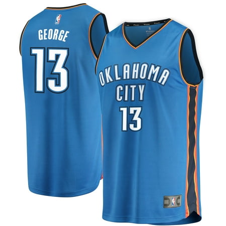 Paul Konerko Jersey - Paul George Oklahoma City Thunder Fanatics Branded Youth Fast Break Replica Jersey Blue - Icon Edition