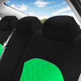 thumbnail image 4 of For 2019-2024 Kia Forte FH Group Neoprene Custom Fit Waterproof Car Seat Covers - Rear Set Green, 4 of 7