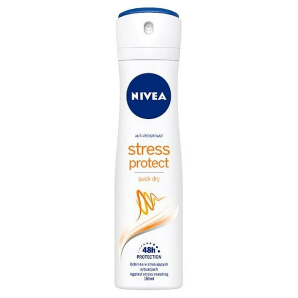 tekort universiteitsstudent Overgave Nivea Spray Deodorant for Woman Stress Protect - 150 ml - Walmart.com