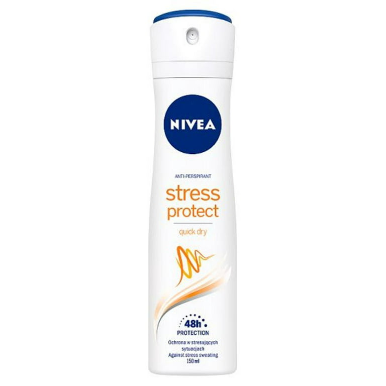 Beliggenhed Tegne forsikring Dekoration Nivea Spray Deodorant for Woman Stress Protect - 150 ml - Walmart.com