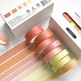 thumbnail image 1 of 8 Pieces Set Basic Color Plaid Washi Tapes Gong Bohan LED, 1 of 2