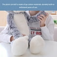 thumbnail image 4 of Ounissouiy juguete de peluche de 50cm, muñeco de gato encantador de simulación de peluche, juguetes suaves para dormir para niños, Animales de peluche y juguetes de peluche Gris 50cm, 4 of 6