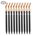 thumbnail image 1 of Chevilles de Tente, Chevilles à Clou pour Sable avec Ruban et Sac de Rangement, 10 Pcs, 1 of 7