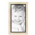 thumbnail image 2 of ArtToFrames 8" x 15" Silver with Black Lip Picture Frame, 8x15 inch Multi Wood Poster Frame (WOM-5193),  Pack, 2 of 7