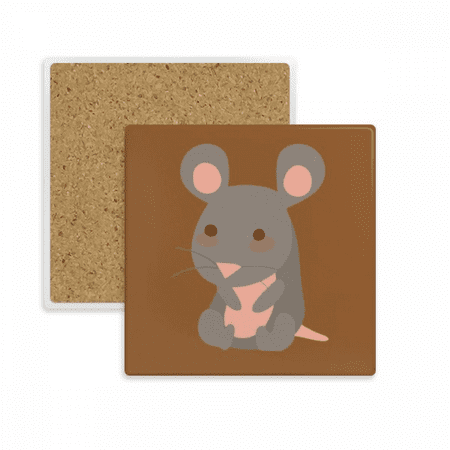 

Cartoon Children Lovely Mouse Zodiac Propitious Coaster Cup Mat Mug Subplate Holder Insulation Stone
