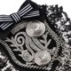 thumbnail image 4 of Broches de aleación vintage unisex Sunnimix insignias de tela británica Negro, 4 of 7