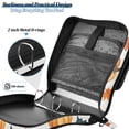 thumbnail image 4 of FORMRS Zipper Binder with Shoulder Strap 2-inch Ring 500 Sheet Capacity File Bag, Pumpkins Pattern, 4 of 5
