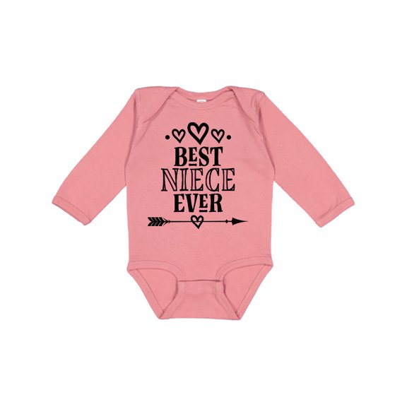 Inktastic Best Niece Ever from Aunt Girls Long Sleeve Baby Bodysuit