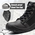 thumbnail image 2 of AUXDIQ Steel Toe Cap Boots Mens Waterproof Work Safety Boots Lightweight Non-Slip Safety Shoes, 2 of 6