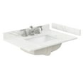 thumbnail image 3 of Beckett 30" White Single Vanity & Giotto Quartz Top (3-Hole) & Gold Trim, 3 of 5