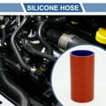 thumbnail image 2 of Unique Bargains 1 Set 54mm/2.13" ID 127mm/5" Length 0 Degree Red Blue Car Silicone Hose with Clamps Coolant Hose Universal, 2 of 7