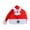 C, variant on AUDeals ‌Kids Santa Hat Festive Christmas Accessory with White Red Xmas Decorations, Holiday Photo Props for Family, Xmas Party Decor
