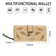 thumbnail image 2 of Cartera larga para mujer, bolso de moda con cremallera., 2 of 5
