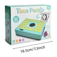 thumbnail image 3 of KWHOME Time Board Game, Shape Matching Puzzles Education Toys for Family Game Birthday Gifts,Purple, 3 of 7