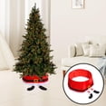 thumbnail image 1 of YSNOOWE Red Christmas Tree Collar with Tool Free Setup for Elegant Christmas Party and Room Decoration, 1 of 4