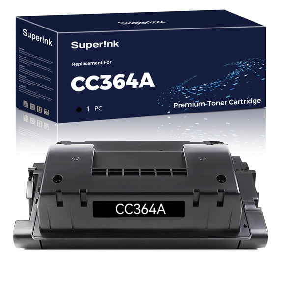 Compatible HP CC364A Black Toner Cartridge (HP 64A) By Superink