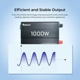 thumbnail image 2 of Inversor Renogy 1000W de onda sinusoidal pura 12V a 110V con USB 110V, 2 of 9