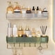 thumbnail image 4 of Estantería de baño sin taladro mejorada: Versátil,Ajustable y Fácil de Limpiar Con gancho, 4 of 8