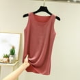 thumbnail image 3 of Gfyviroh Women's Sleeveless Tank Tops Seamless Casual Solid Color Undershirts Crewneck Sleeveless Breathable Tops, 3 of 7