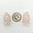 thumbnail image 6 of March of The Penguins Rose Quartz Animal Figurine | 21x12x11mm | Pink | 1 Figurine, 6 of 9
