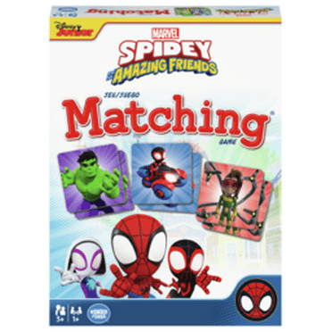Wonder Forge Spidey & Friends Matching Game for Girls & Boys Ages 3 , Fun and Fast Memory Game