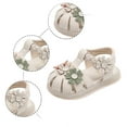 thumbnail image 5 of LYHaoo Girls Sandals Summer Light Up Girls' Toddler Walking Shoes 1 2 Years Old Children's Closed Toe Kick Flower Sandals Sizes 6 Little Kid(16), 5 of 5