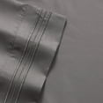 thumbnail image 2 of 1800 Series 4 Piece Deep Pocket Bedroom Bed Sheet Set King - Gray, 2 of 2