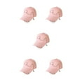 thumbnail image 3 of Thinsony Hip Hop Baseball Cap With Ring Decor For Stylish Look Cotton Ring Baseball Hat Fits All Head Shape Comfortable Ring Pink 5Set, 3 of 6