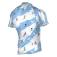 thumbnail image 2 of joogoo Skater on Winter Pattern Men's Cycling Jerseys Mountain Bike Short Sleeve Tops XL, 2 of 7