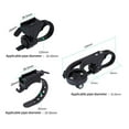 thumbnail image 2 of Bike Light Mount Bracket Adapter, Handlebar Light Holder Mount Bicycle Mounting Bracket, 2 of 9