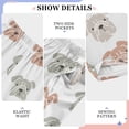 thumbnail image 4 of Bulldog Face Pattern Pajama Pants Soft Lightweight Lounge Pants Bottoms Sleep Pants Warm Comfy, 4 of 9