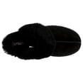 thumbnail image 6 of Ugg Disquette Women's Leather Fur Lined Chunky Slide Slippers, 6 of 12