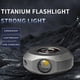 thumbnail image 4 of Mini Titanium Alloy Flashlight Light Rechargeable Bright Portable, 4 of 5