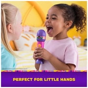 Dora the Explorer, Rainforest Rhythms Microphone with Music & Bilingual Phrases, for Kids Ages 3 and up