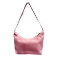 thumbnail image 3 of Bolso de hombro para mujer, bolso de mano de nailon, bolso de hombro de viaje con cierre de cremallera para mujer Rosado rojo, 3 of 9