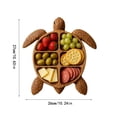 thumbnail image 3 of Turtle Charcuterie Board for Adults, Wooden Snack Serving Tray, Unique Party Platter for Entertaining, Seafood Appetizer Cheese Board Gift for Holiday Gatherings, 3 of 7