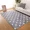 White/Grey, variant on Hasoo Geometric Plush Shag Area Rug, White/Grey, 5' x 8'