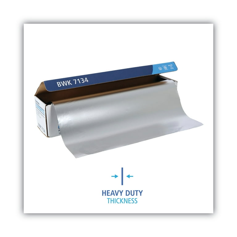 Heavy Duty Aluminum Foil Roll 18 Inch Wide x 500 Foot Long - Standard  Cutting Edge Box